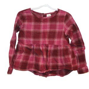 3/$20 🏷 Oshkosh Pink Plaid Tunic Size 4T